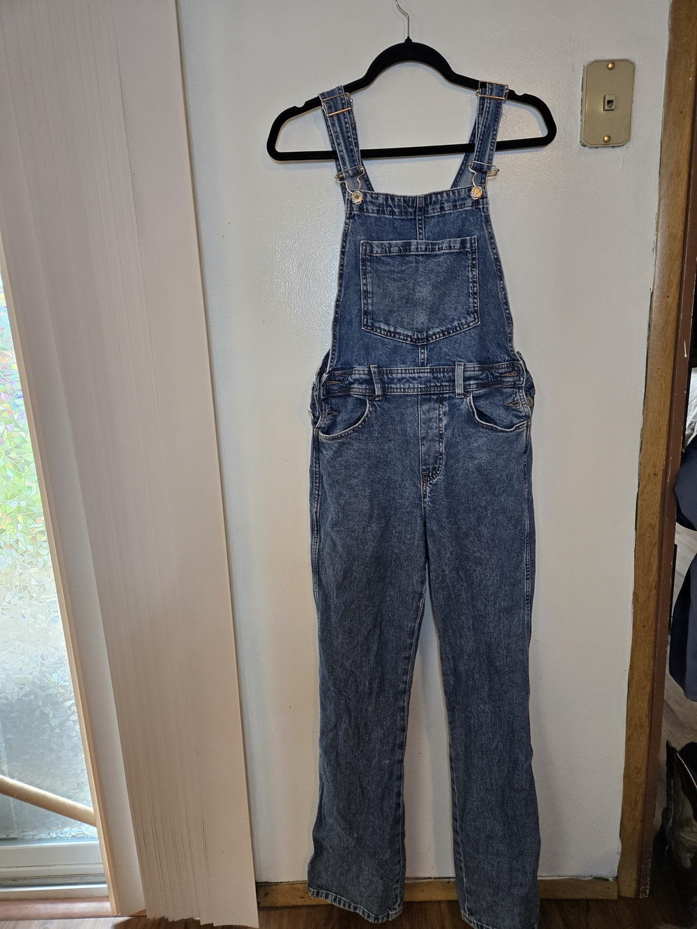 Denim Blue Women’s Jean Overalls - Classic Pocket Bib